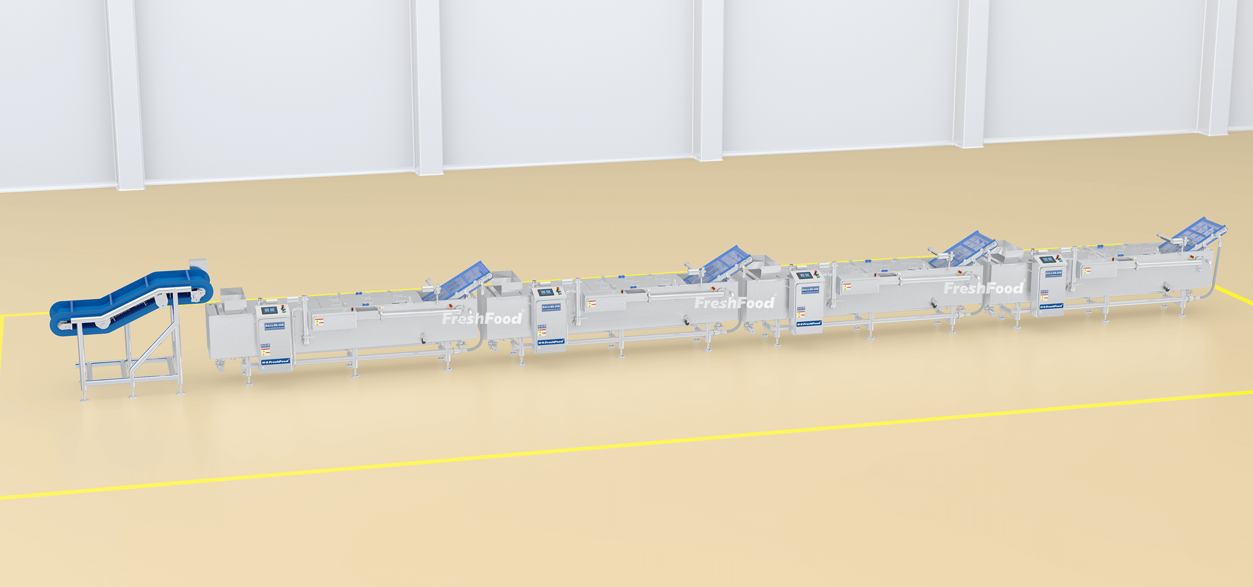 水浴杀菌冷却线